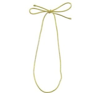 1000 Metallic 24" Gold Stretch‎ Loops Pre-Tied Bows M/ L Gift Boxes Up To 32"